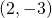 \left(2,-3\right)