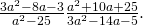 \frac{3{a}^{2}-8a-3}{{a}^{2}-25}·\frac{{a}^{2}+10a+25}{3{a}^{2}-14a-5}.