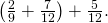 \left(\frac{2}{9}+\frac{7}{12}\right)+\frac{5}{12}.