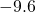 -9.6