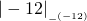 |-12|___-\left(-12\right)