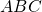\text{Δ}ABC