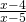 \frac{x-4}{x-5}