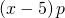 \left(x-5\right)p